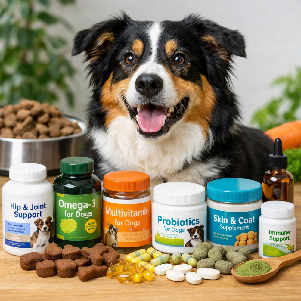 Suplementos alimentar para cães